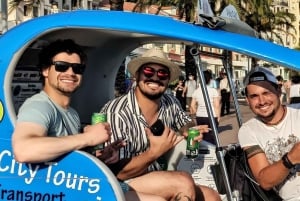 Nice: private guided Tour by electric taxi bike