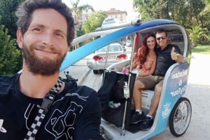 Nice: private guided Tour by electric taxi bike