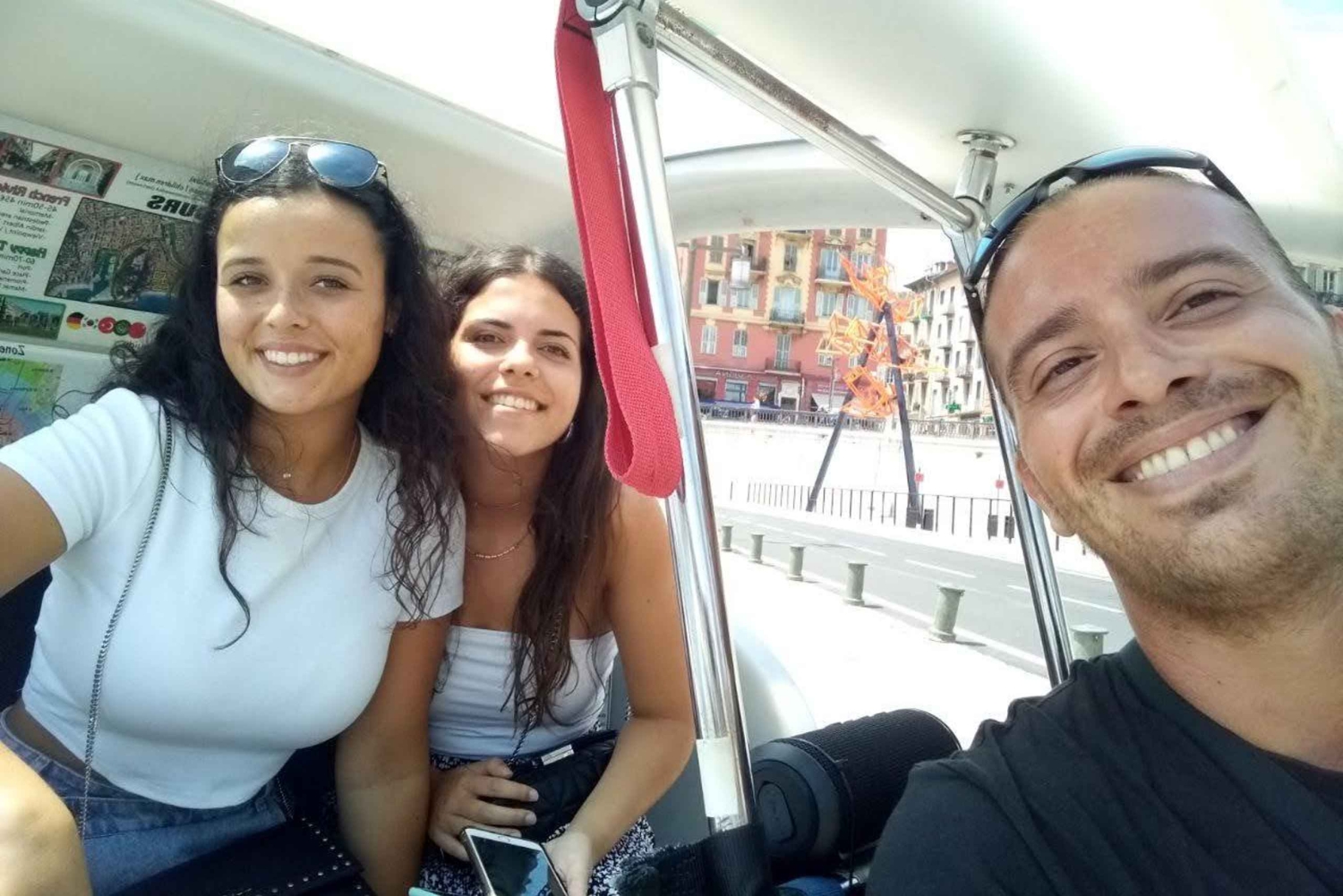 Nice: private guided Tour by electric taxi bike