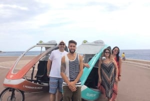 Nice: private guided Tour by electric taxi bike