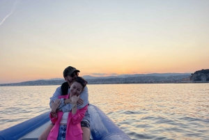Nice: Sunset Boat Tour with Wine and Local Snacks