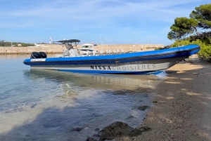 Nice: Sunset Boat Tour with Wine and Local Snacks