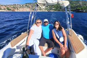 Nice: Visite privé en Bike & Boat 3h Villefranche-Cap ferrat