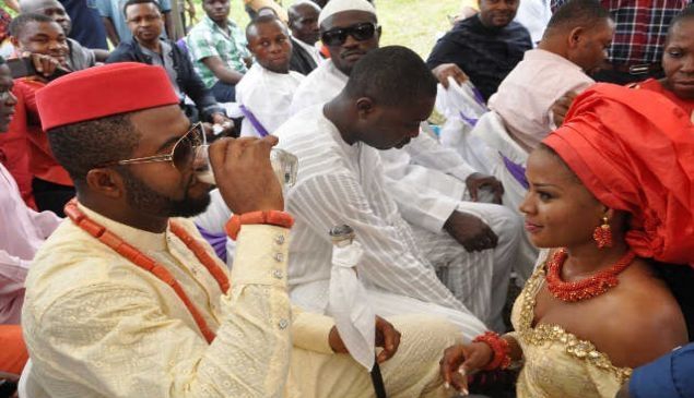 Igbo bride and groom