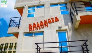 Some tourists posing for the camera