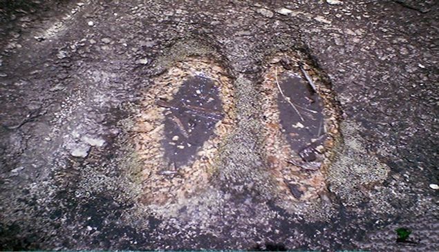 Agboogun foot prints. Photo credit: naijatrek