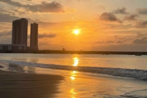 Lagos : nuit sur la plage de Tarkwa Bay avec cours de surf