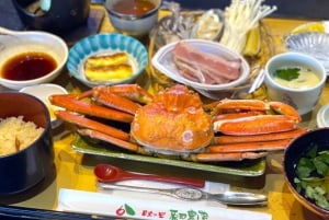 Tokyo: escursione panoramica di un giorno a Gunma con raccolta di frutta e pranzo a base di granchio
