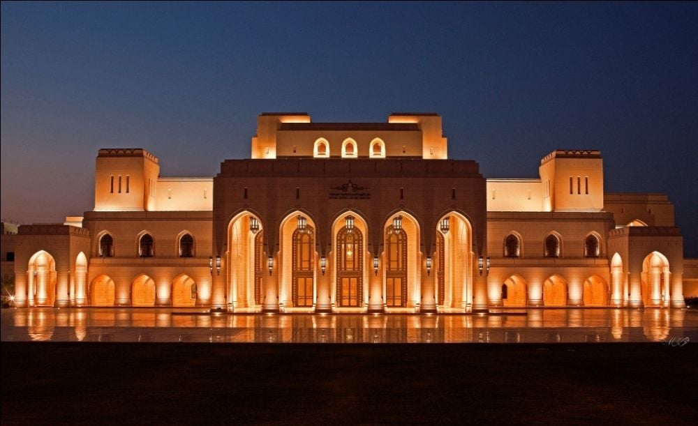 Western Facade (Credit: The Royal Opera House Muscat (ROHM))