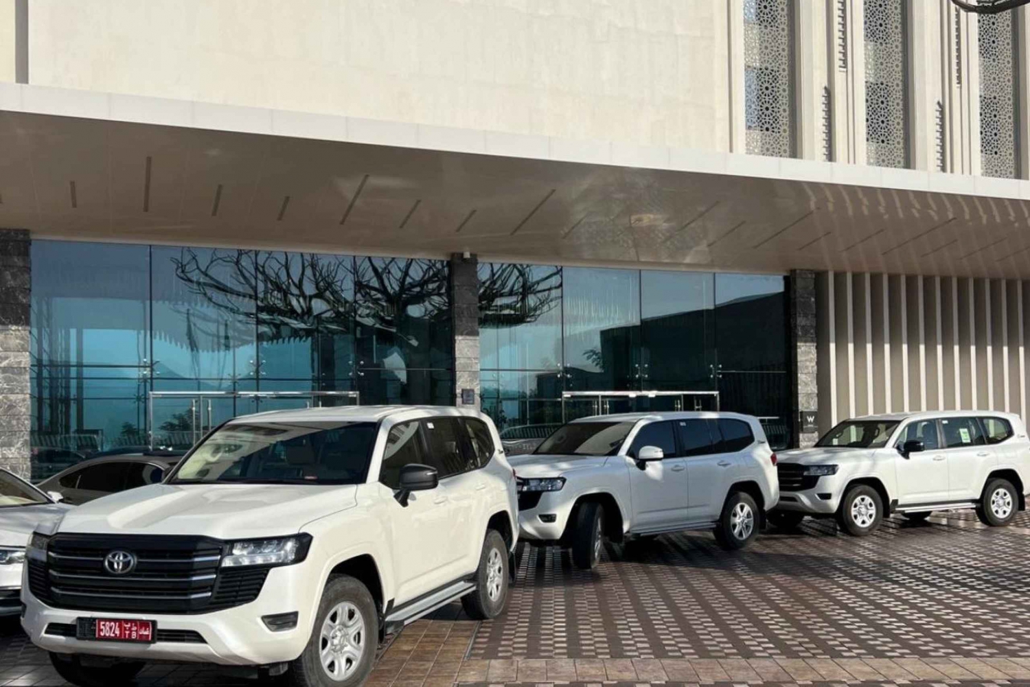 2023 land cruiser for VIP tours and transfers in Muscat