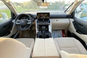 2023 land cruiser for VIP tours and transfers in Muscat