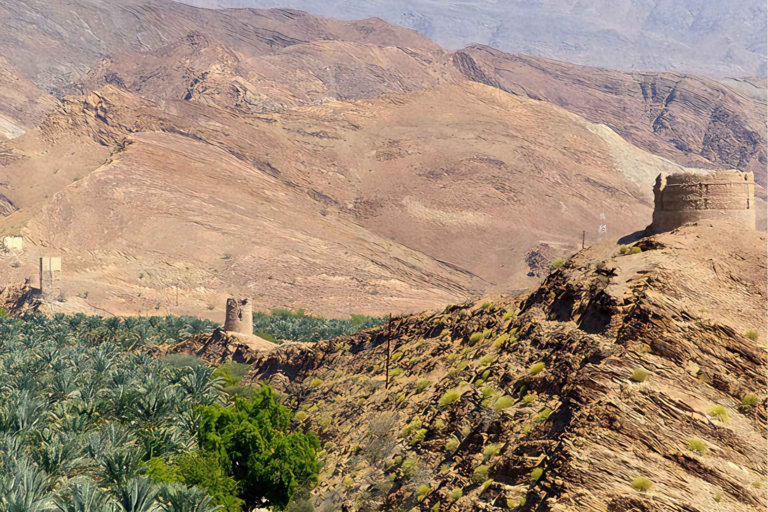 جولة لمدة 7 أيام في جبل شمس والجبل الأخضر وهيبة ورأس الحد