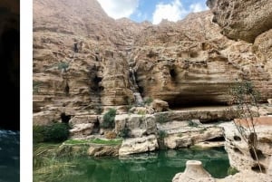 Desde Mascate:Excursión privada a Wadi Shab y Bimmah SinkHole