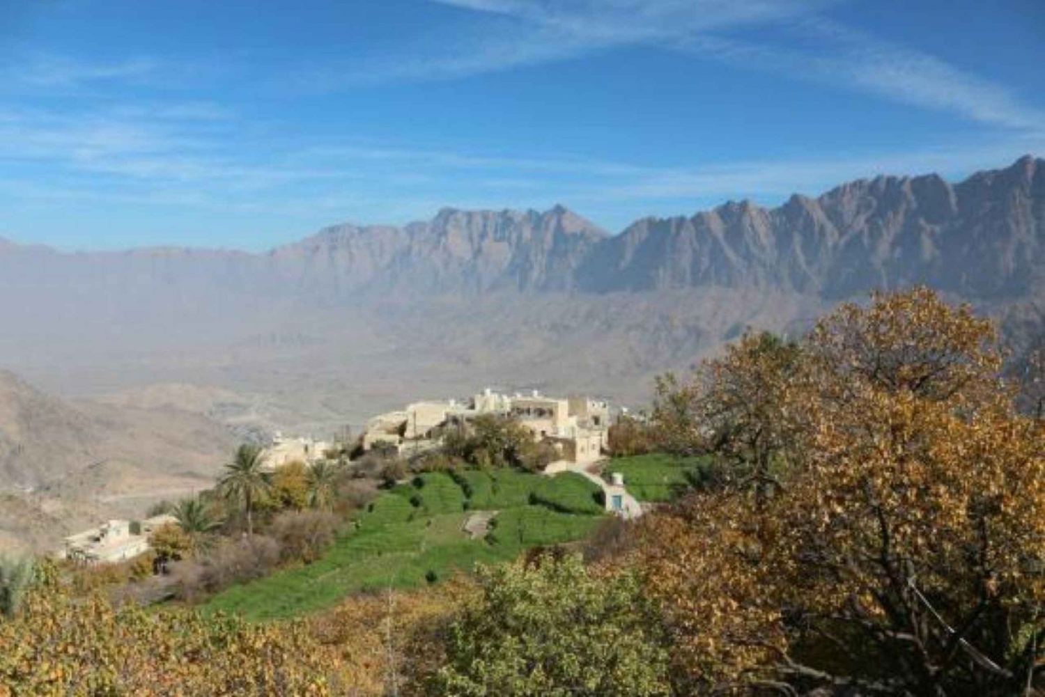 Dagstur til Wadi Bani Awf, Balad Sayt, landsbyen Wekan og Nakhal