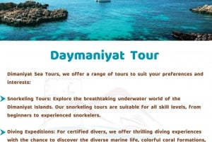 Daymaniyat Snorkeling Sharing tour with pick up and drop