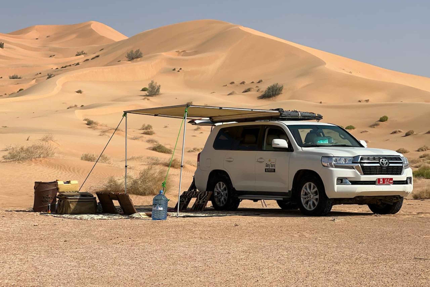 Safari nel deserto, tramonto e sand bashing (deserto di Rub Al Khali)