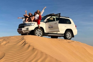 Safari nel deserto, tramonto e sand bashing (deserto di Rub Al Khali)