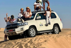 Safari nel deserto, tramonto e sand bashing (deserto di Rub Al Khali)