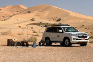 Safari nel deserto, tramonto e sand bashing (deserto di Rub Al Khali)