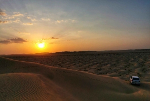 Safari nel deserto, tramonto e sand bashing (deserto di Rub Al Khali)