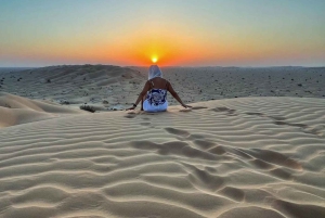 Safari nel deserto, tramonto e sand bashing (deserto di Rub Al Khali)