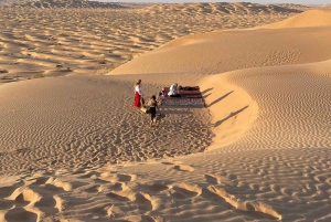 Safari nel deserto, tramonto e sand bashing (deserto di Rub Al Khali)