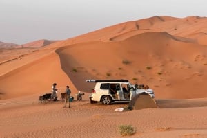 Safari nel deserto, tramonto e sand bashing (deserto di Rub Al Khali)