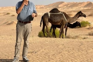 Safari nel deserto, tramonto e sand bashing (deserto di Rub Al Khali)