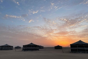 Safari nel deserto, tramonto e sand bashing (deserto di Rub Al Khali)