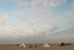 Safari nel deserto, tramonto e sand bashing (deserto di Rub Al Khali)