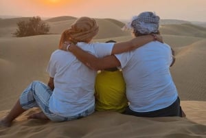 Ørkensafari med solnedgang