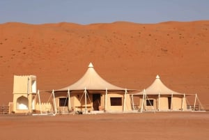 Öken till oas-tur : Wahiba-sanden till Wadi Bani Khalid