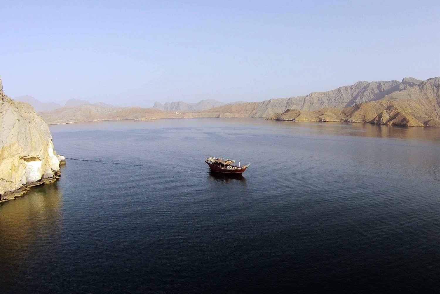 From Khasab: Fjords of Musandam Dhow Cruise & Buffet Lunch