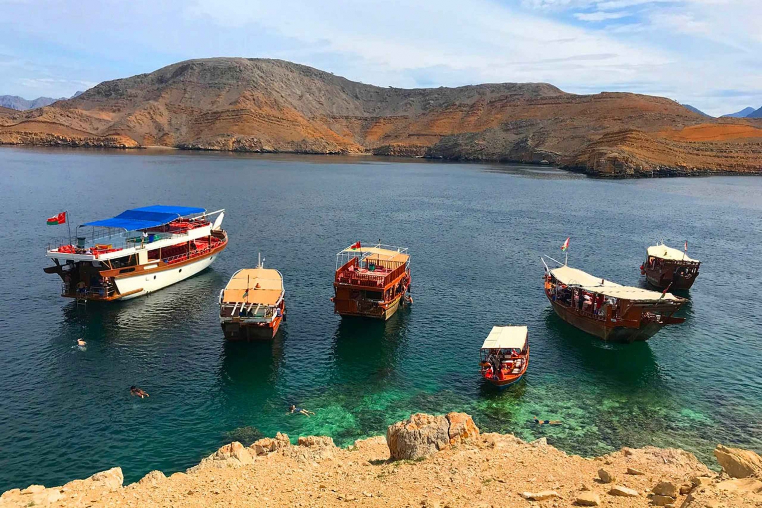 From Khasab: Half day Snorkeling tour with Dolphin Watching