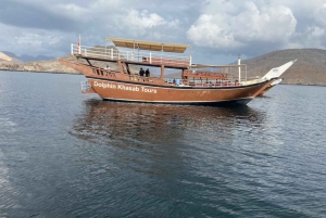 From Khasab: Musandam Fjords Private Overnight Dhow Cruise