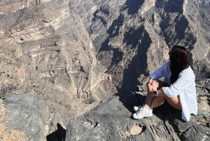 Au départ de Mascate : 2 jours, 1 nuit à Jabal Shams (Grand Canyon)