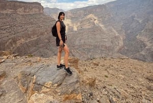 Från Muscat: 2 dagar, 1 natt i Jabal Shams (Grand Canyon)