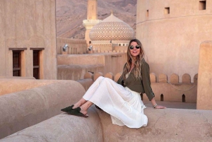 Fra Muscat: Heldagstur til Nizwa-Misfat Al Abriyeen-Al Hamra