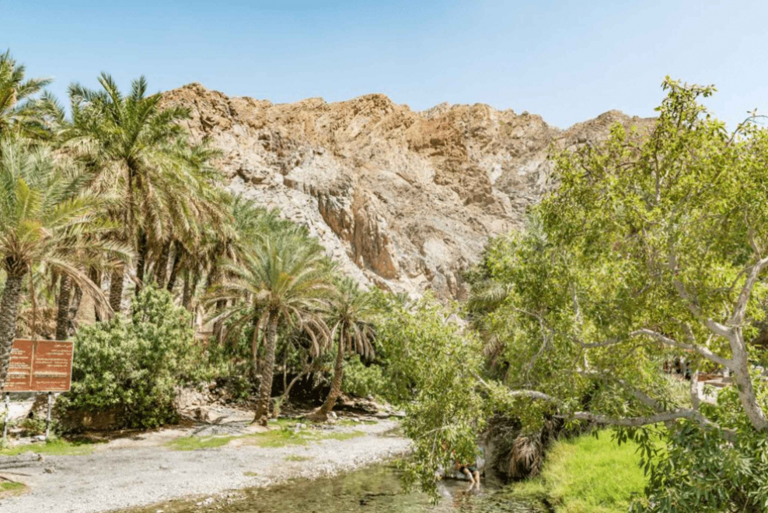 From Muscat: North Dunes and Wadi Hot Spring Tour with Lunch