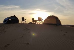 From Muscat: Private Desert Safari with Camping Overnight