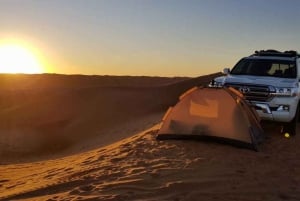 From Muscat: Private Desert Safari with Camping Overnight