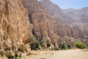 desde moscatel excursión a wadi shab y al sumidero de bimmah