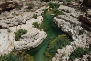 From Muscat: Wadi Shab & Bimmah Sinkhole Full-Day Tour