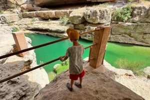 From Muscat: Wadi Shab & Bimmah Sinkhole Full-Day Tour