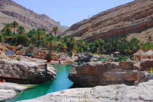Desde Mascate: Wadi Shab, Ras Al Jinz, Wahiba Sands, tour de 2 días.