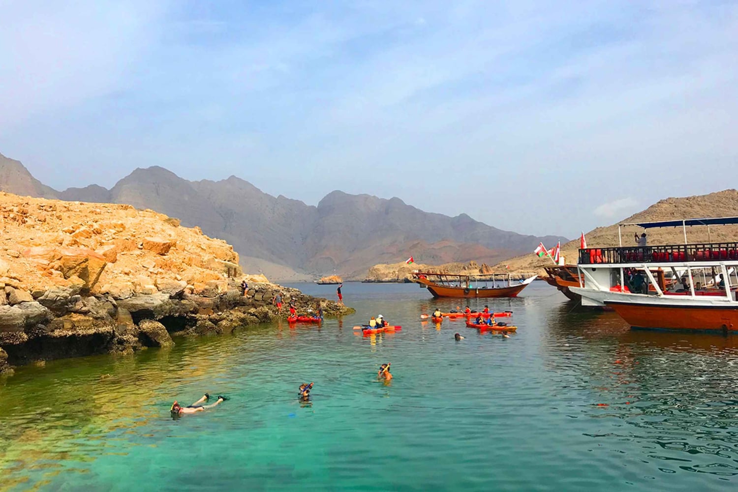 Depuis Ras al Khaimah : Musandam Khasab Excursion d'une journée avec transfert