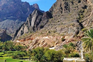Heldagstur til Wadi Bani Awf-Balad Sayt-Nakhal Fort-Hot Spring