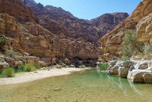 Kokopäiväretki: Wadi Shab&Sinkhole Tour- Tutustu luonnon ihmeeseen
