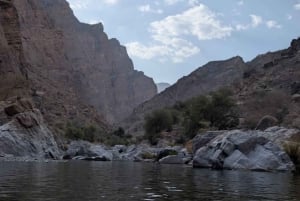 جولة صباحية مع مرشد: وادي مُعيد وبركة المز (حوالي 4 ساعات)