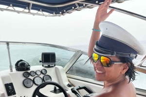 Halve dag snorkelen op de Dimaniyat-eilanden met een mini-jacht